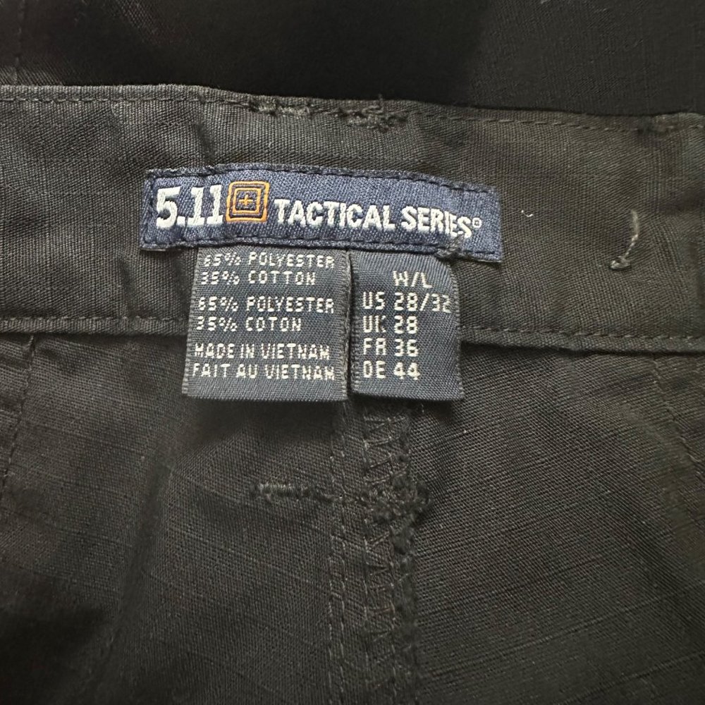 5.11 Tactical Men's Taclite Pro Ripstop Pants Size 28x32 Black Fire Police Work - Picture 5 of 7
